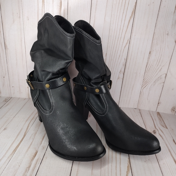 Slouchy Buckle Boots - Picture 9 of 9
